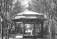 Серпухов, общественный сад. Главная аллея; фото старого Серпухова